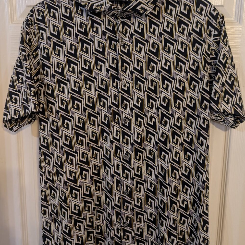 MURANO Liquid Luxury Slim Fit Short Sleeve Shirt